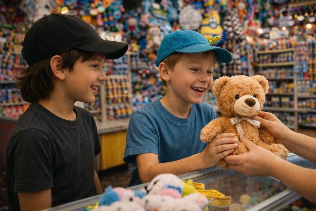 Chance's new teddy bear